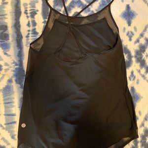 Lululemon black tank size 2